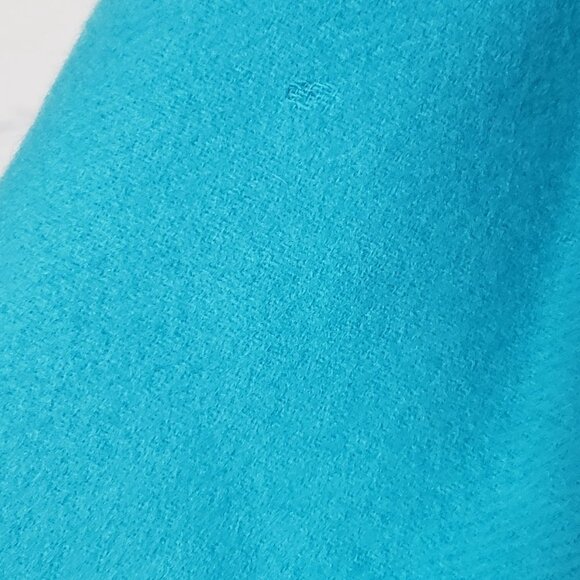 Averado Bessi Designer 100% Wool Coat Turquoise Blue NWT size 14 - Picture 9 of 14